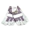 Brahma Shoulder Split Cowhide Leather Palm, Blue, Black, And Red Striped Fabric, Knucklestrap,  WA4211A - alternate 1